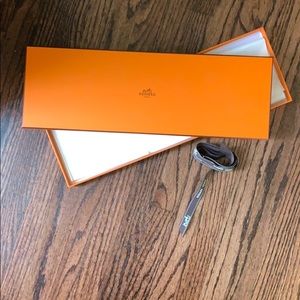 Hermès empty tie box